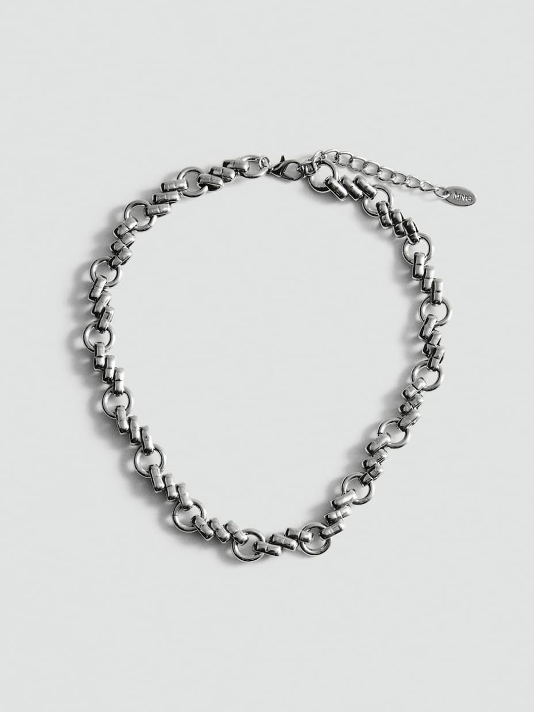 

MANGO Link Chain Design Necklace, Silver