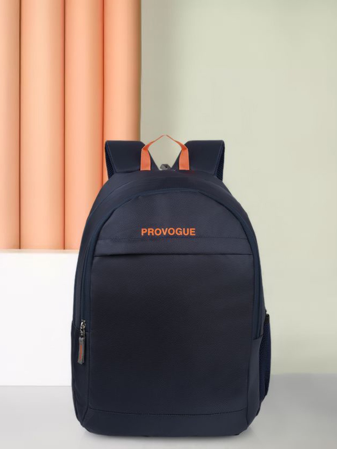 

Provogue Unisex Backpack with Compression Straps, Navy blue