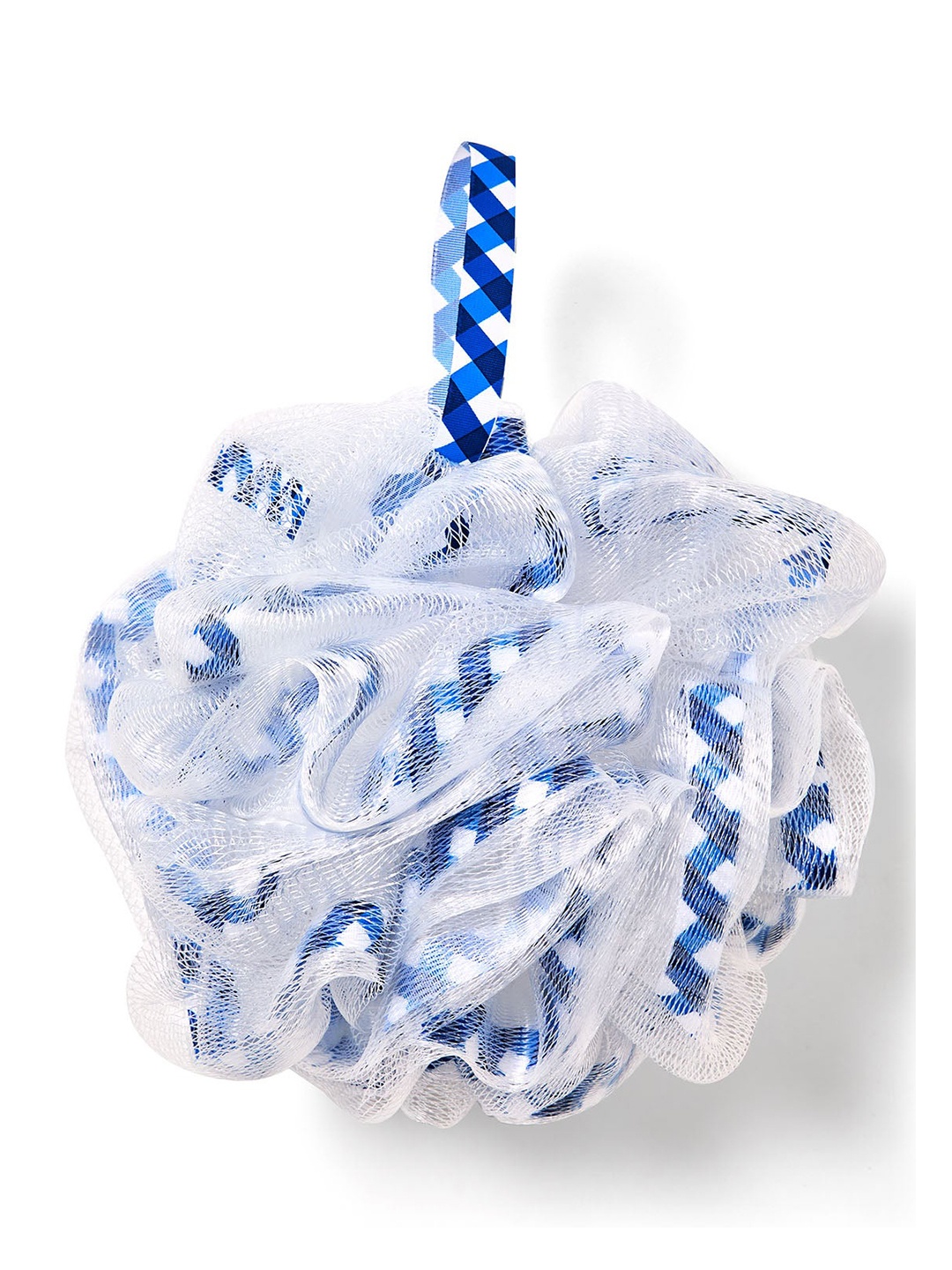 

Bath & Body Works Blue Gingham Loofah Bath Sponge