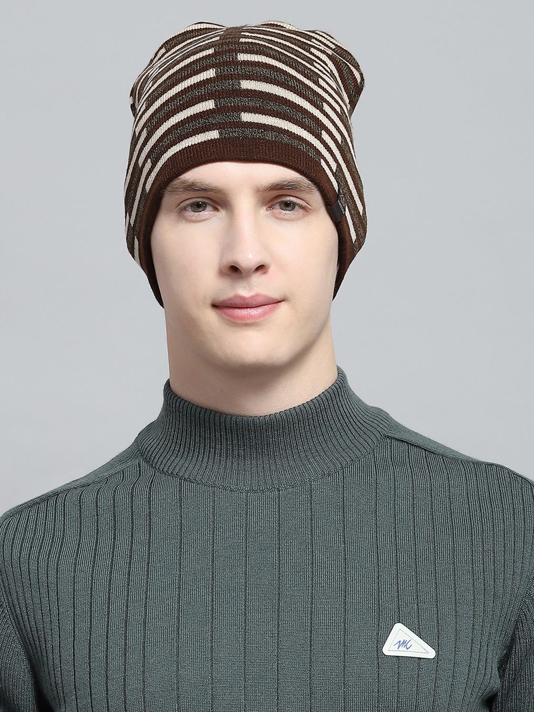 

Monte Carlo Men Woollen Beanie, Brown