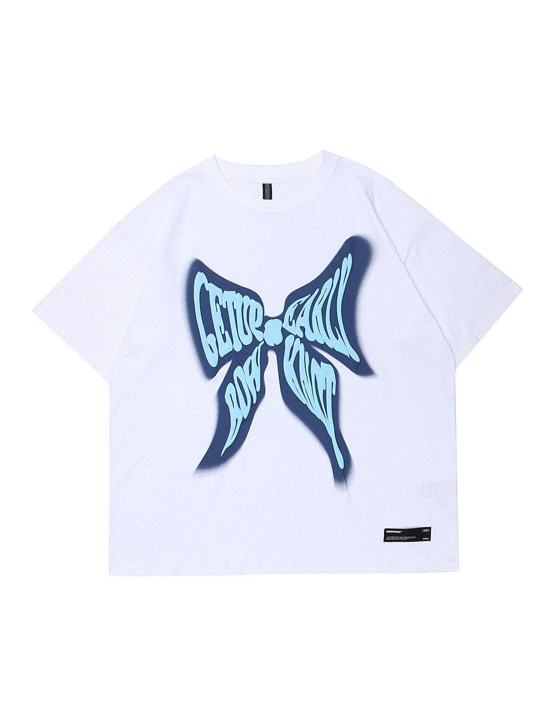 

LULU & SKY Graphic Printed Cotton T-Shirt, White