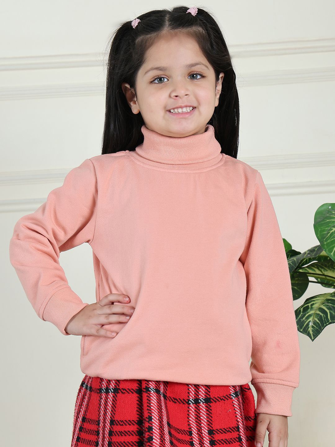 

MINI & MING Girls Sweatshirt, Peach