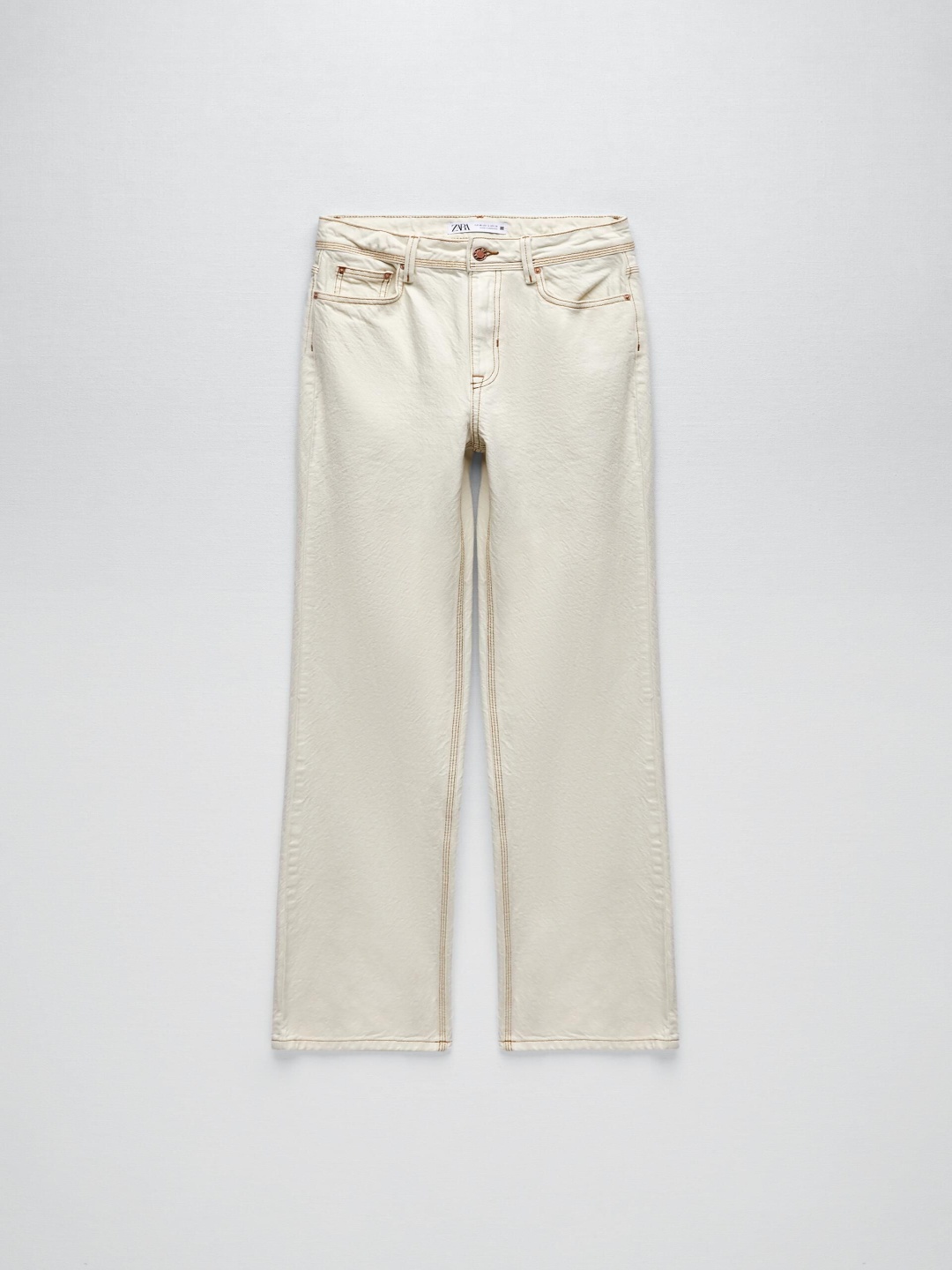 

ZARA Women Trousers, Beige