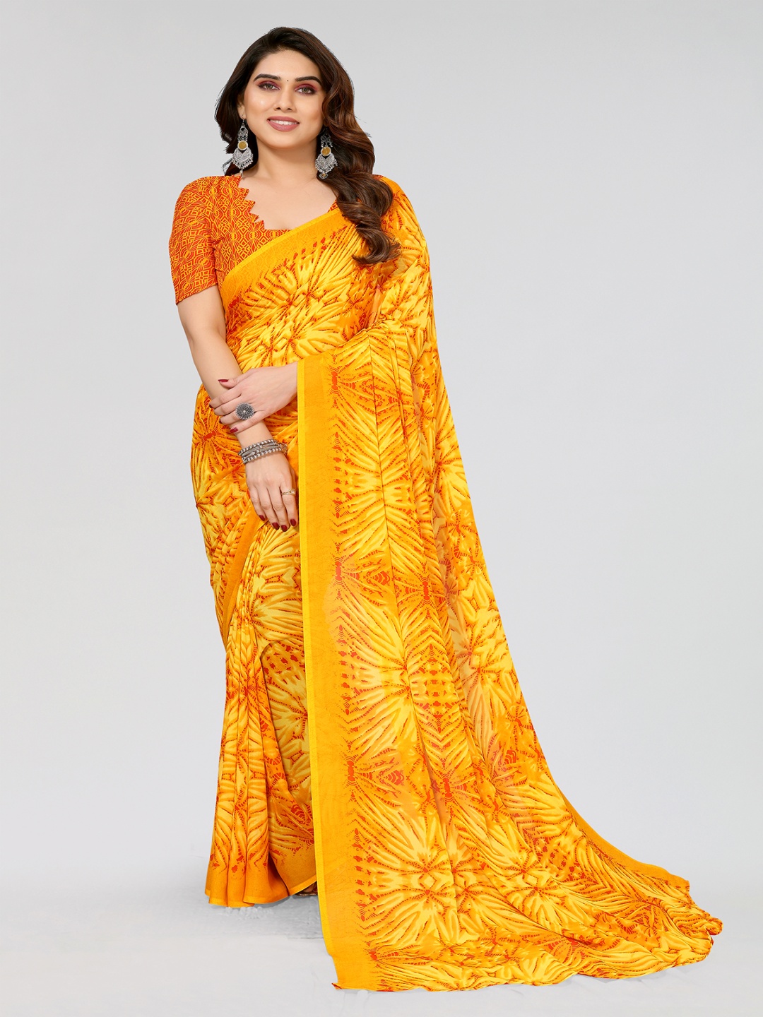 

ANAND SAREES Warli Saree, Red
