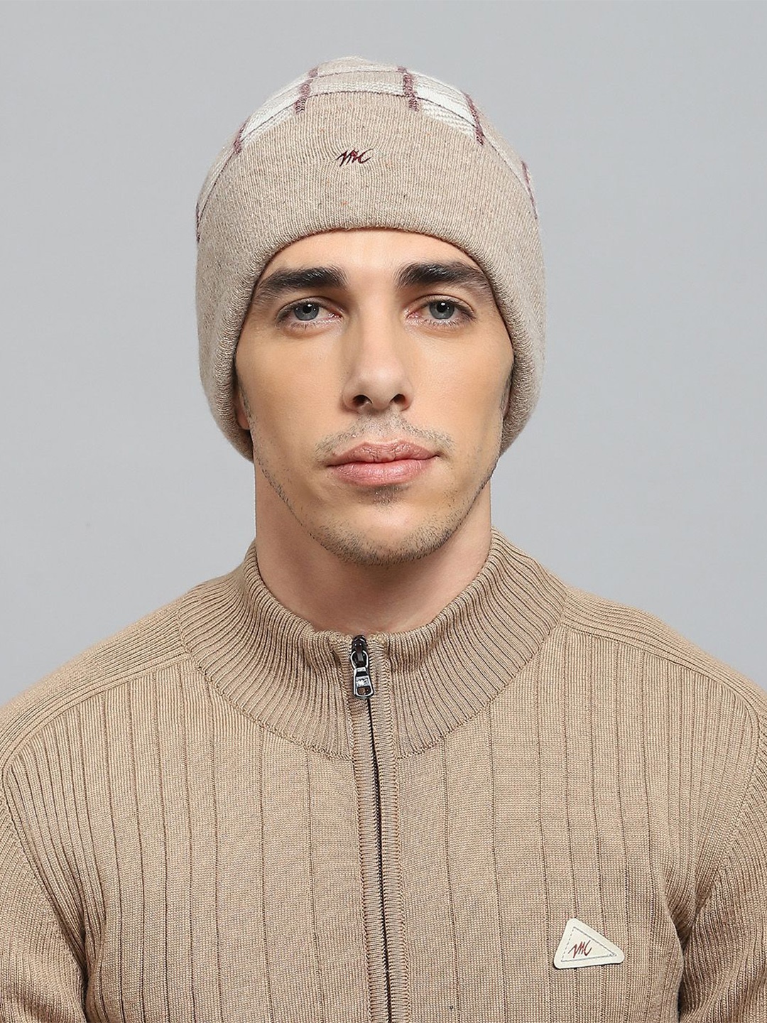 

Monte Carlo Men Woollen Beanie, Beige