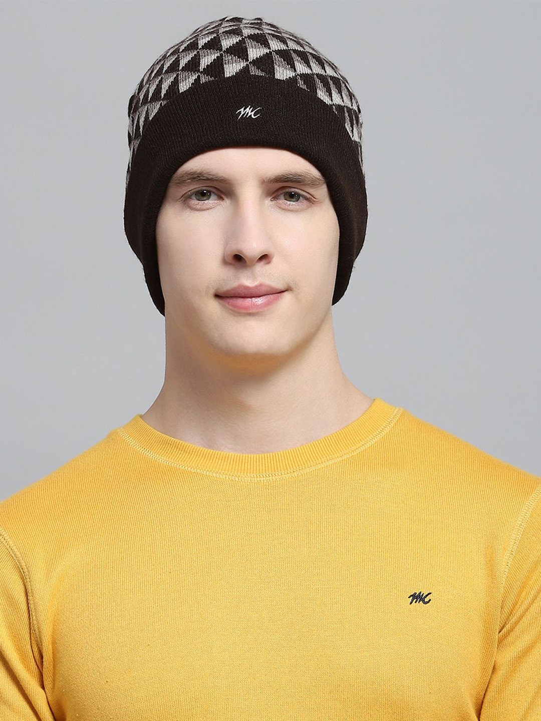 

Monte Carlo Men Woollen Beanie, Brown
