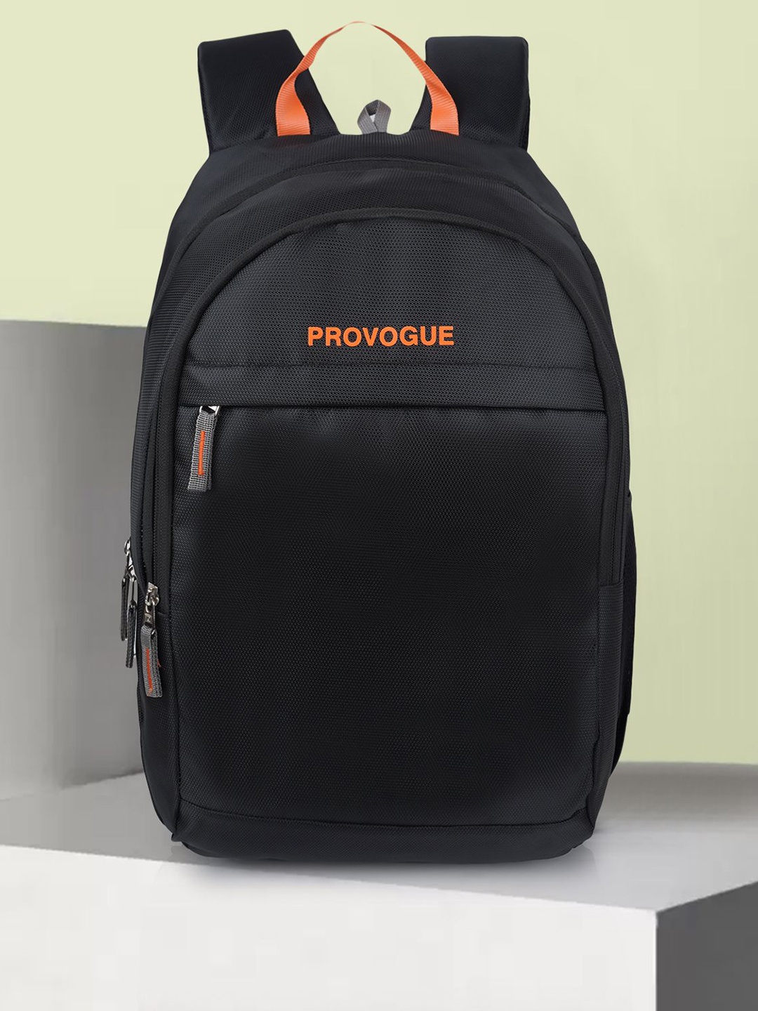 

Provogue Unisex Backpack with Compression Straps, Black