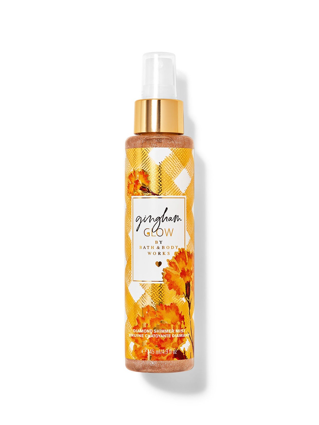 

Bath & Body Works Gingham Glow Diamond Shimmer Mist - 145 ml, Orange