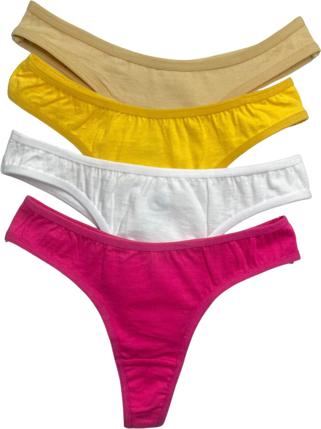 

Diving Deep Pack Of 4 Thongs Briefs Thong Combo_002_XXL, Beige