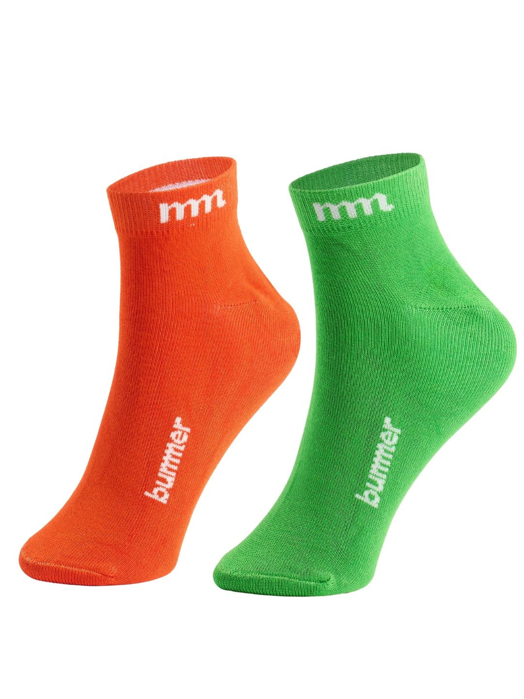 

bummer Unisex Pack Of 2 Odour-Free & Breathable Ankle Length Socks, Green