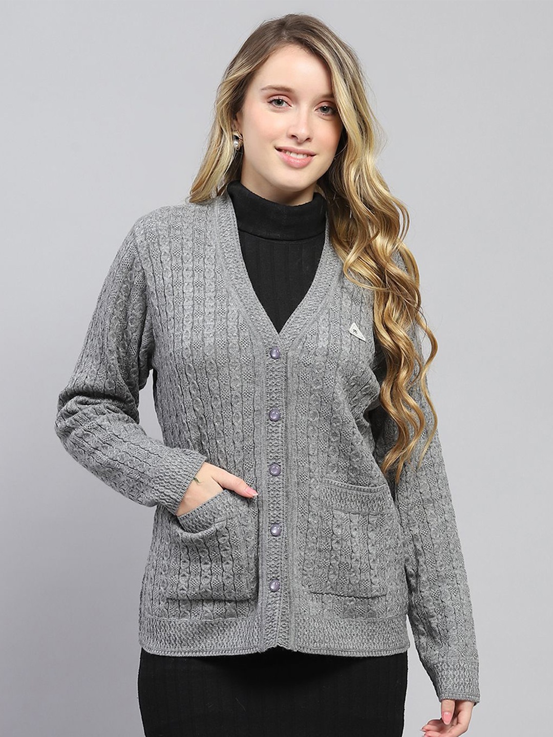 

Monte Carlo Women Woollen, Grey