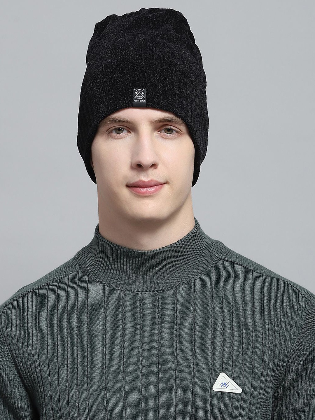 

Monte Carlo Men Woollen Beanie, Black