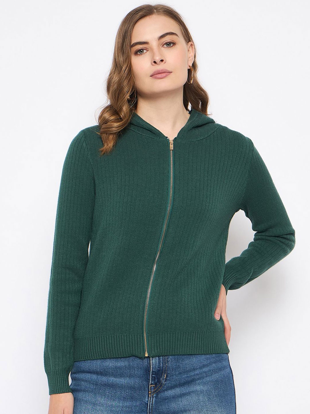

Madame Women Cardigan, Green