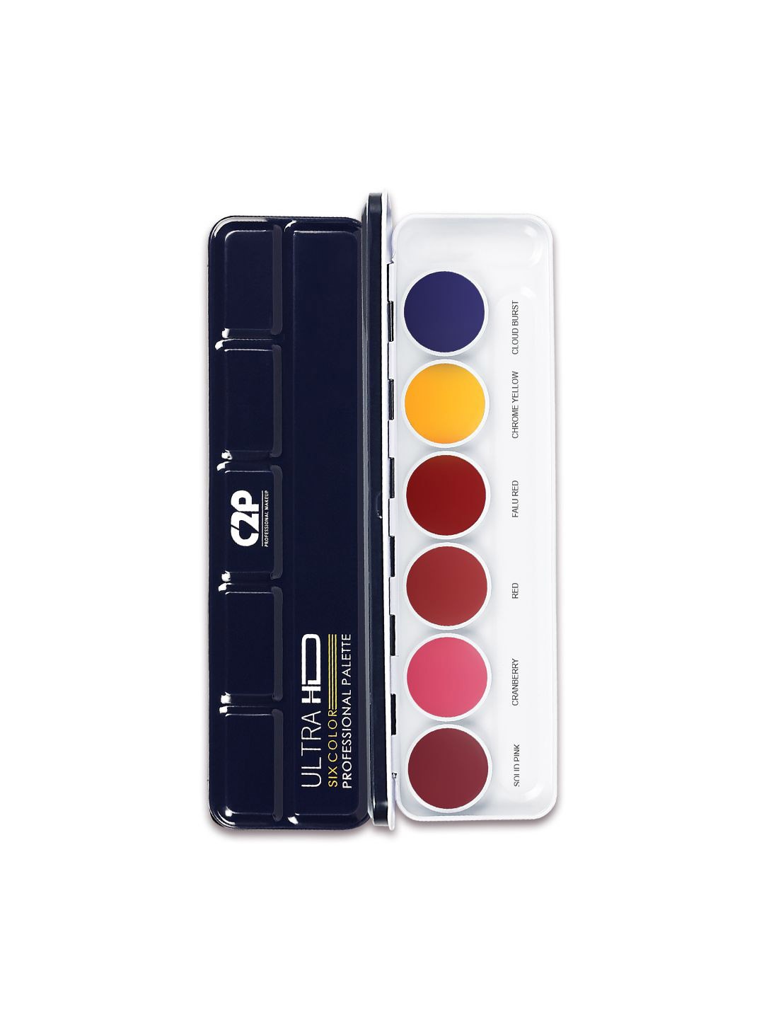 

C2P PROFESSIONAL MAKEUP 6 In 1 Waterproof Lipstick Palette- 21 g- Sunset Hues, Yellow