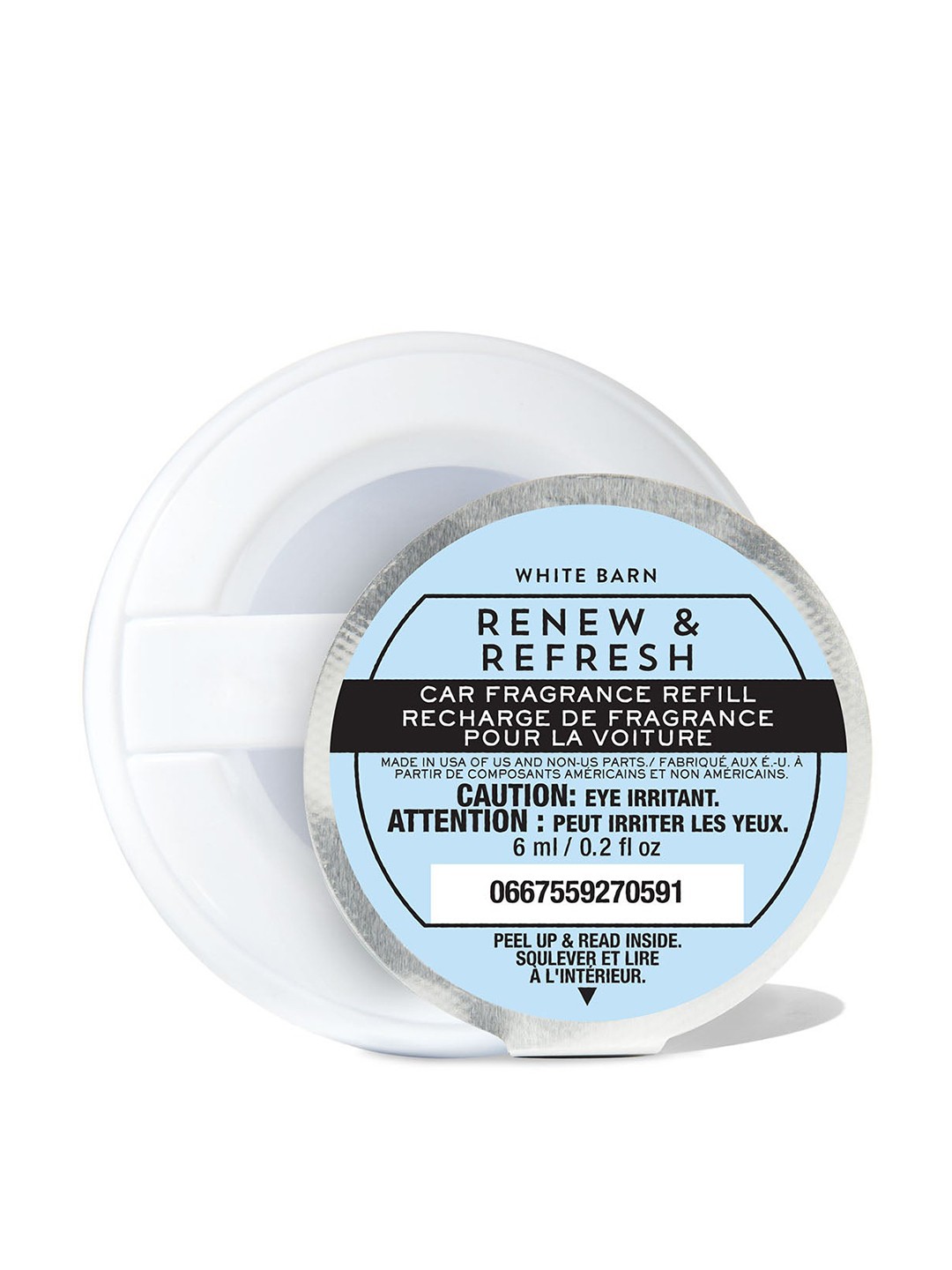 

Bath & Body Works White Barn Renew & Refresh Car Fragrance Refill - 6 ml, Blue