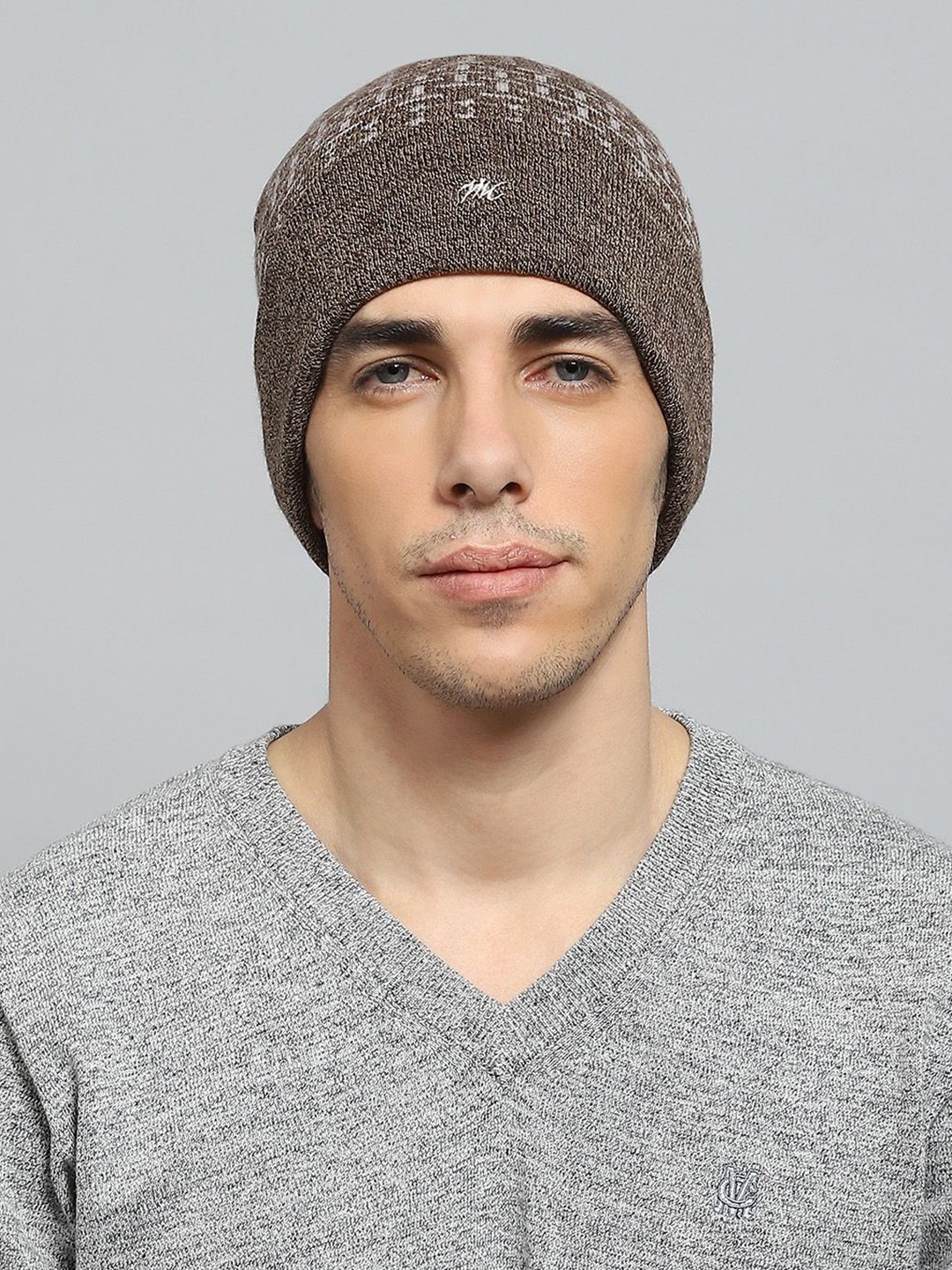 

Monte Carlo Men Woollen Beanie, Grey