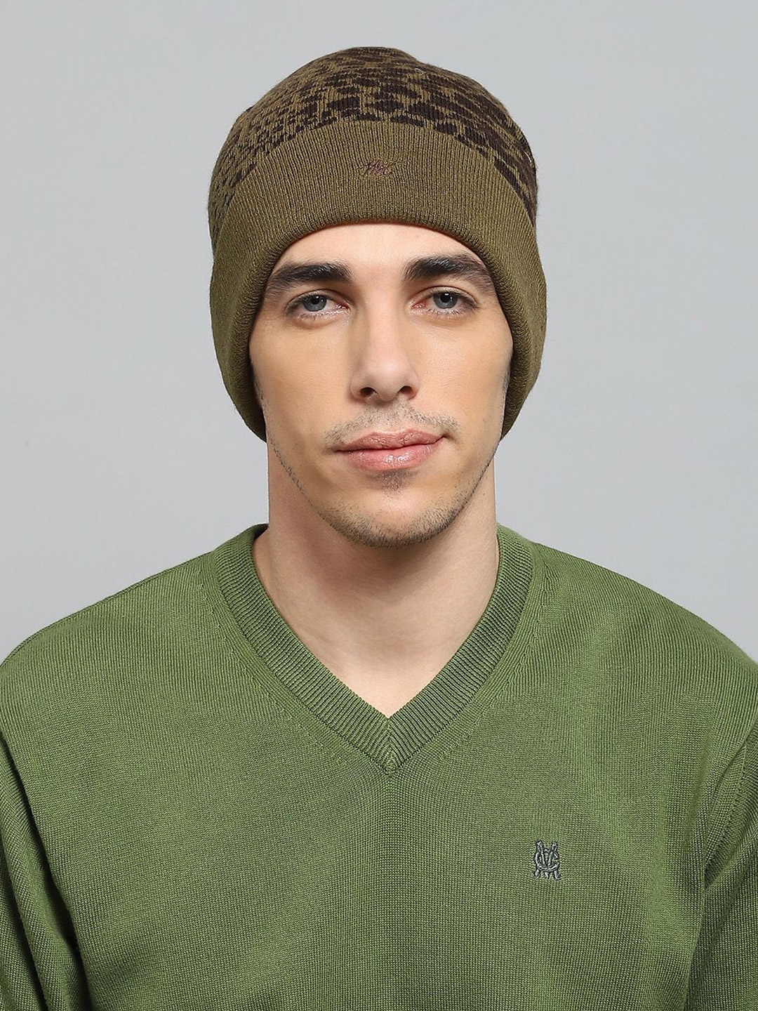 

Monte Carlo Men Woollen Beanie, Olive