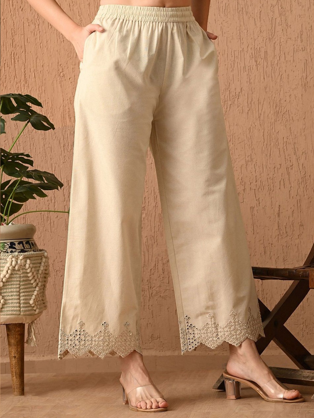 

Dipani Women Palazzos, Off white