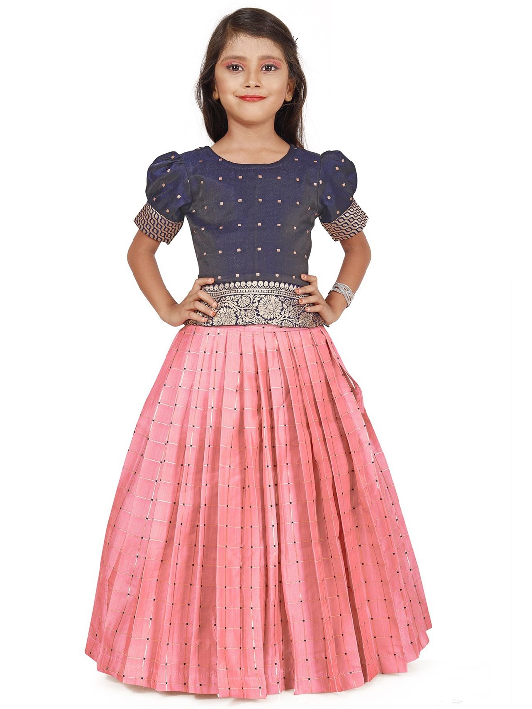 

FELIZ THE DESIGNER STUDIO Girls Ready to Wear Lehenga &, Blue