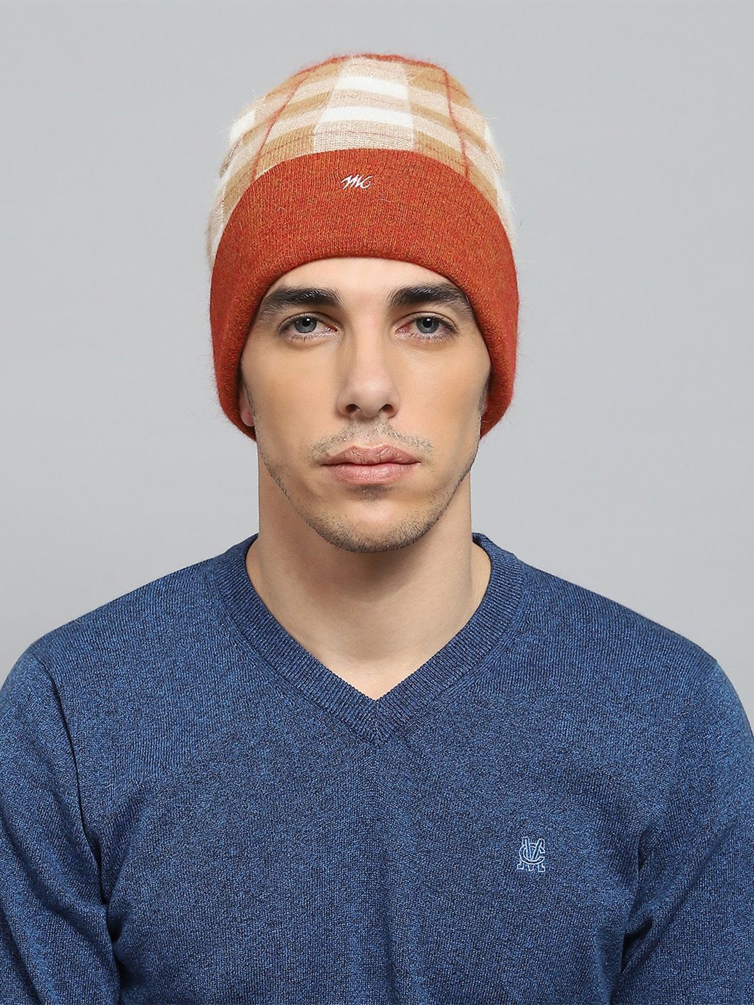 

Monte Carlo Men Woollen Beanie, Rust
