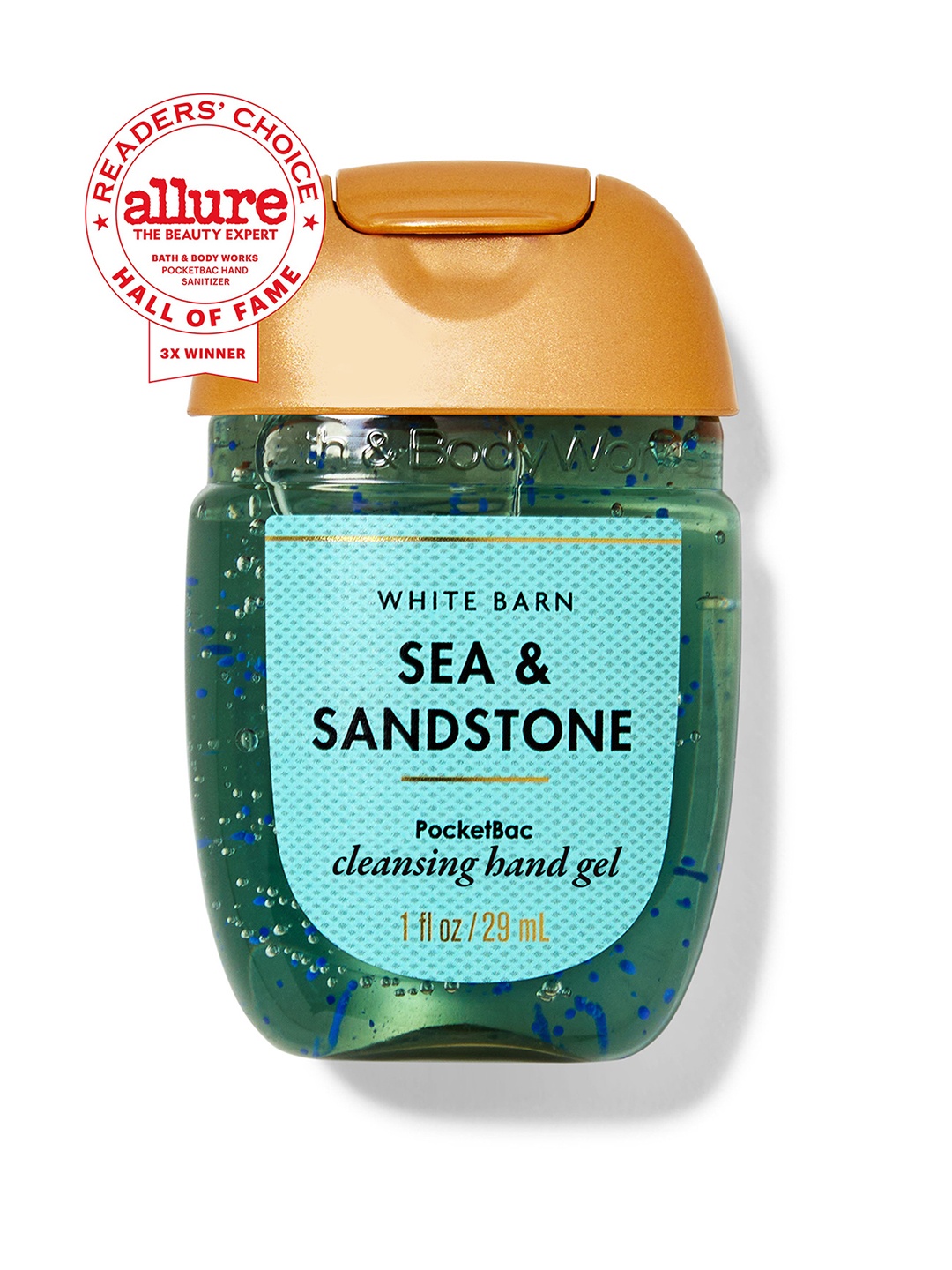 

Bath & Body Works Sea & Sandstone Pocketbac Cleansing Hand Sanitizer - 29 ml, Blue