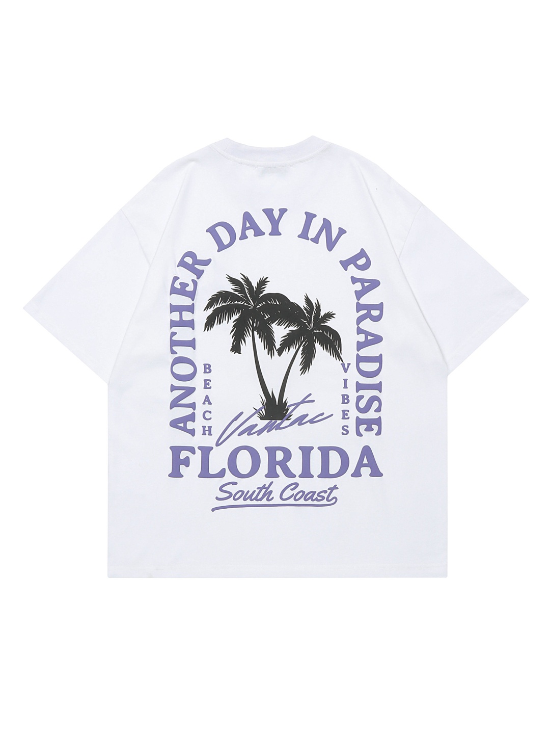 

LULU & SKY Graphic Printed Boxy Fit Cotton T-shirt, White