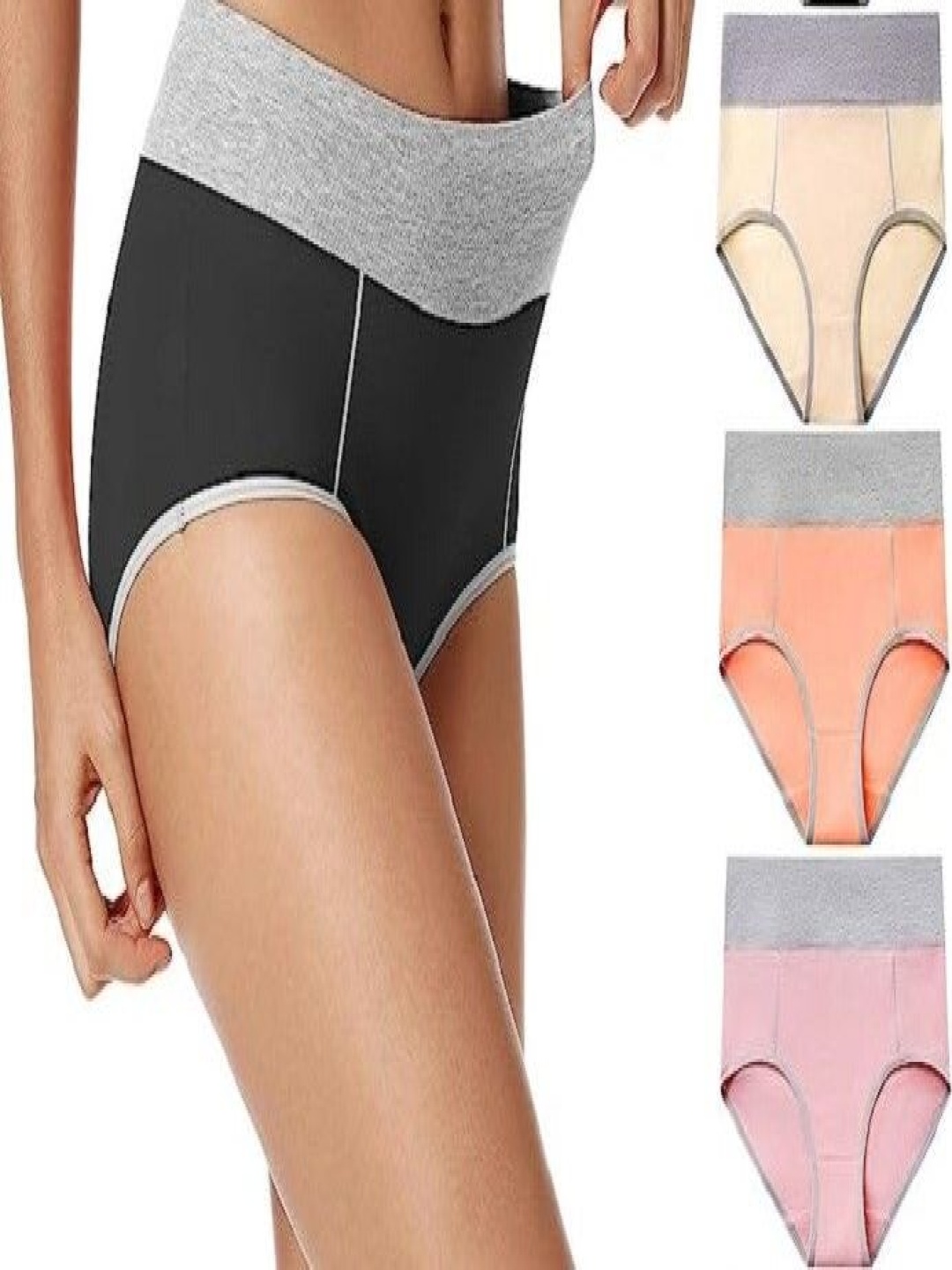 

Diving Deep Pack Of 4 Mid-Rise Hipster Briefs AK_8_3 Pack_XS-Multicolor, Black