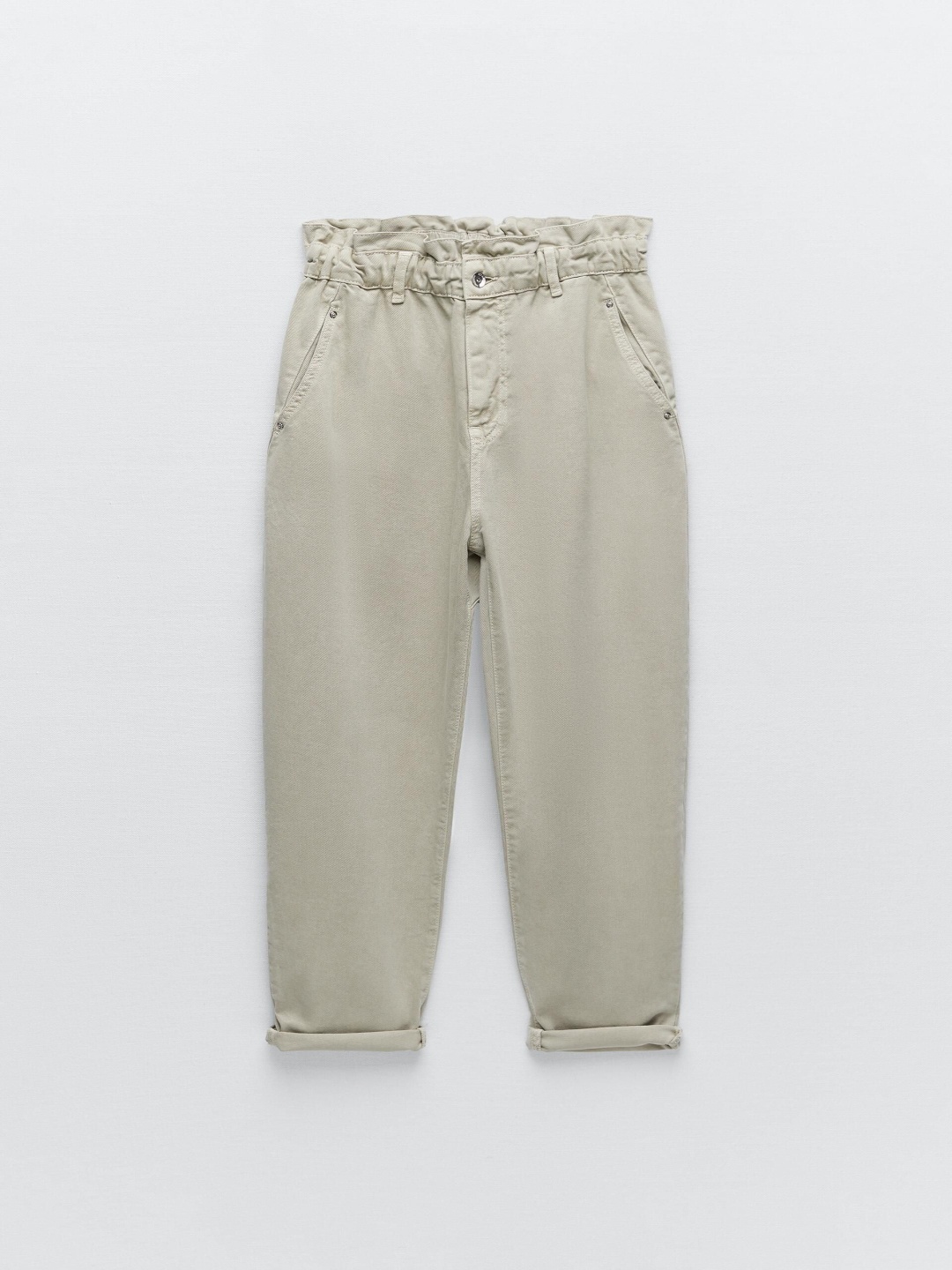 

ZARA Women Trousers, Khaki