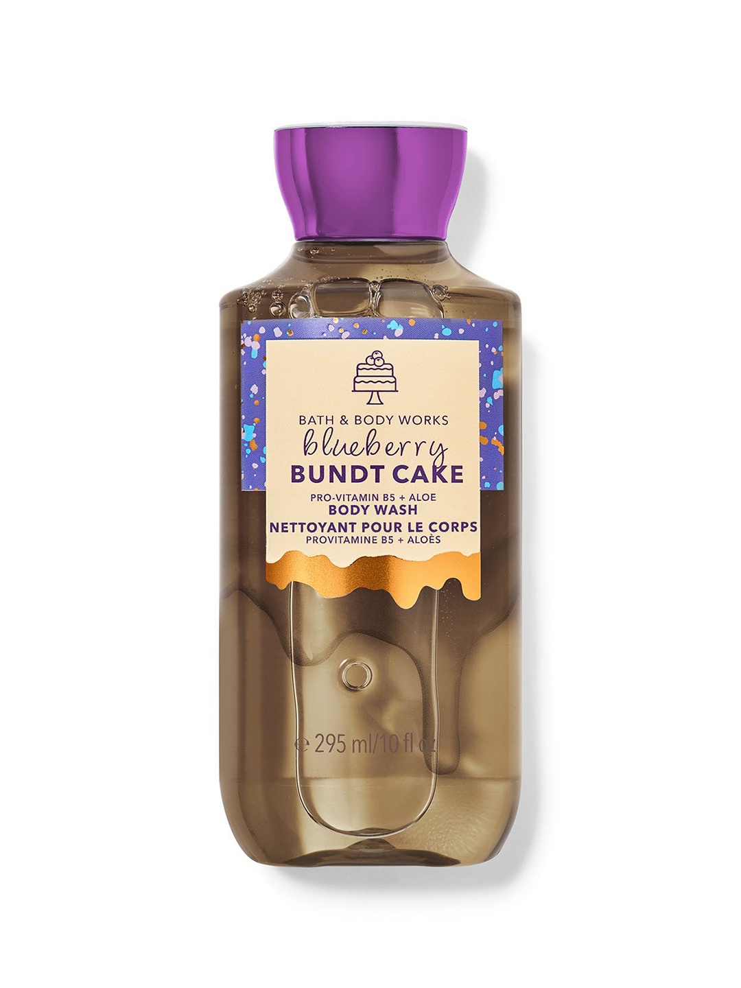 

Bath & Body Works Blueberry Bundt Cake Body Wash - 295 ml, Purple