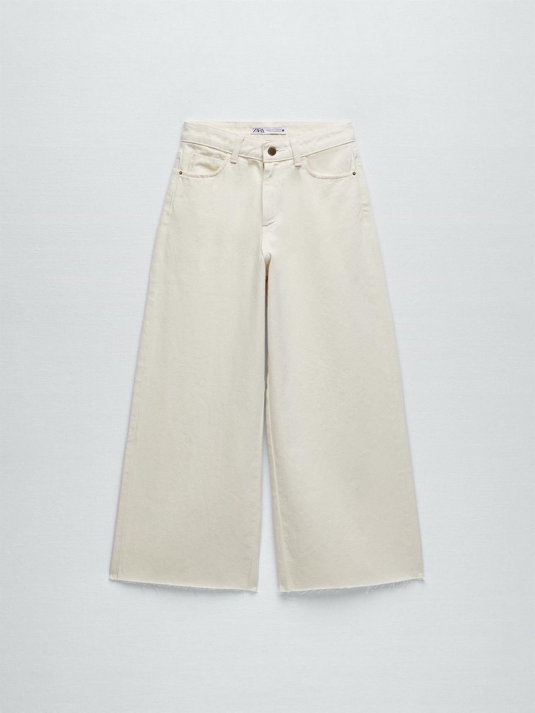 

ZARA Women Trousers, Beige
