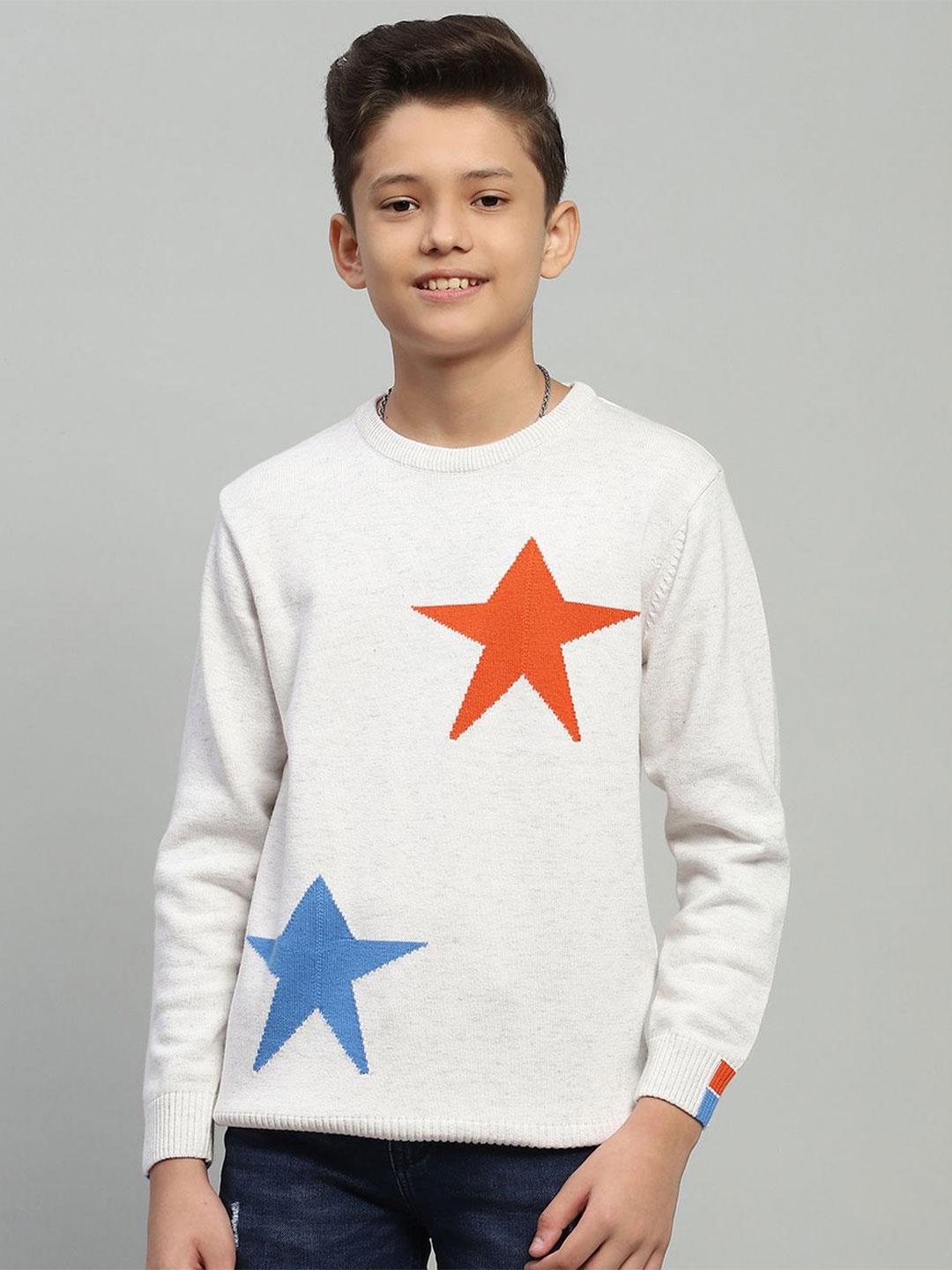 

Monte Carlo Boys Pullover, White