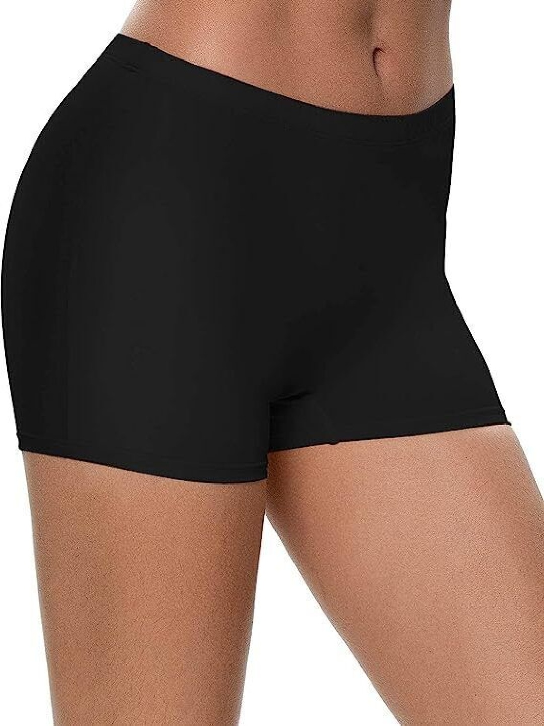 

Diving Deep Pack Of 3 Cotton Mid-Rise Boy Shorts Briefs N_5Full Panty_Three Pack_XL, Black