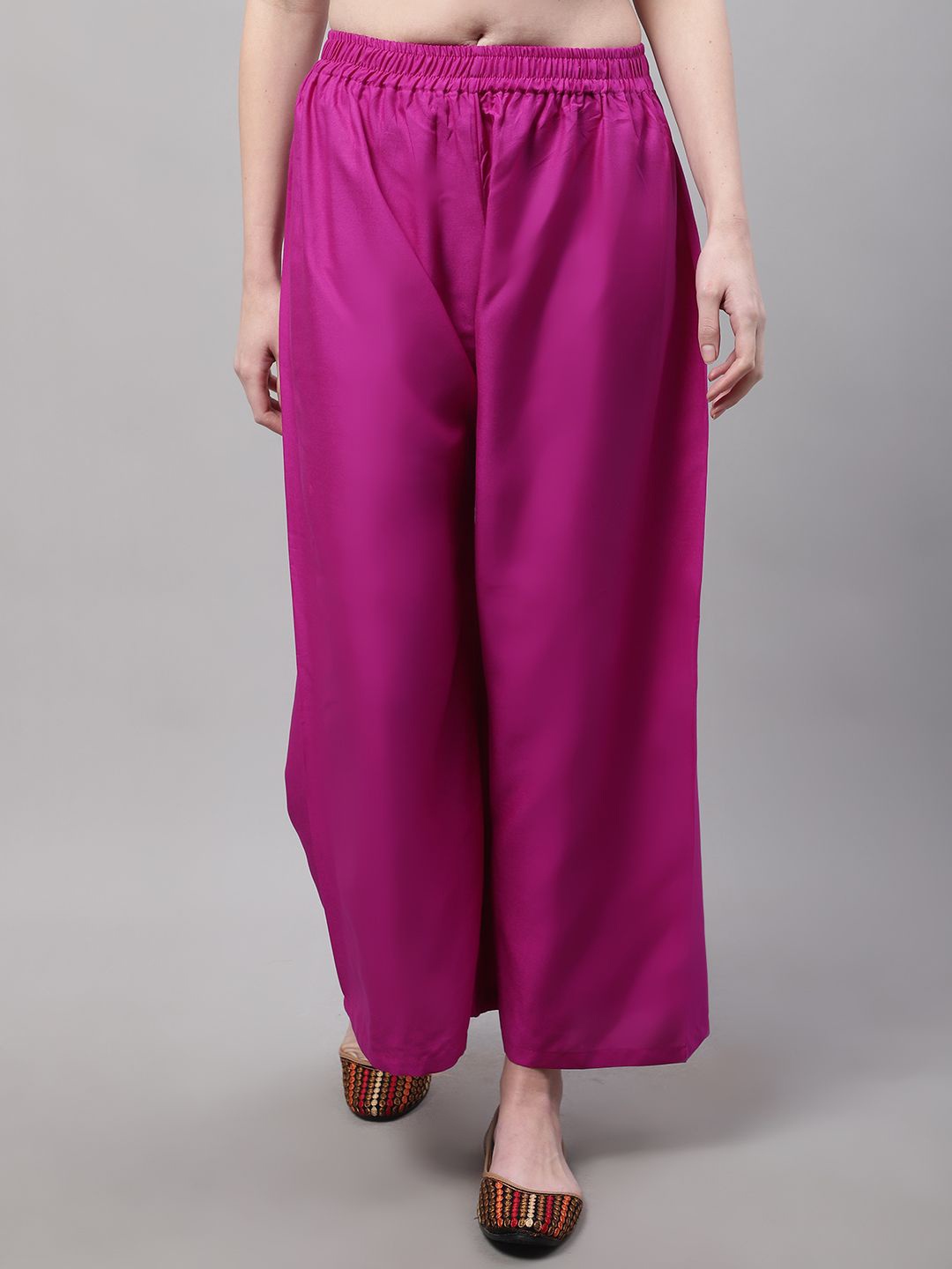 

Valles365 by S.C. Women Flared Plus Palazzo, Magenta