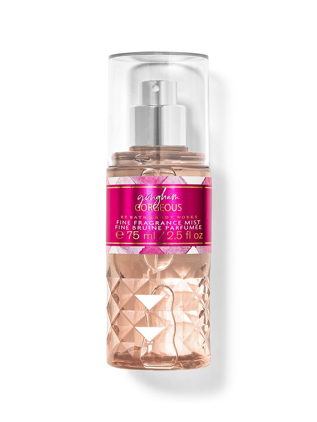 

Bath & Body Works Gingham Gorgeous Travel Size Fine Fragrance Mist - 75 ml, Pink