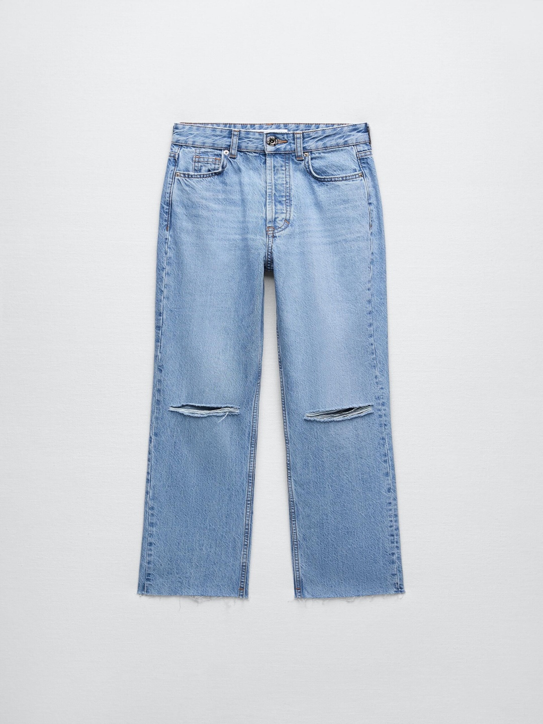 

ZARA Women Trousers, Blue