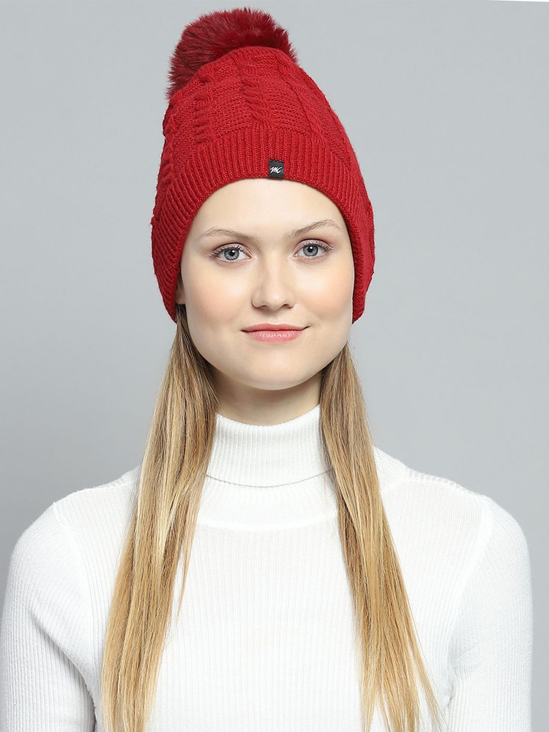 

Monte Carlo Women Woollen Beanie, Maroon