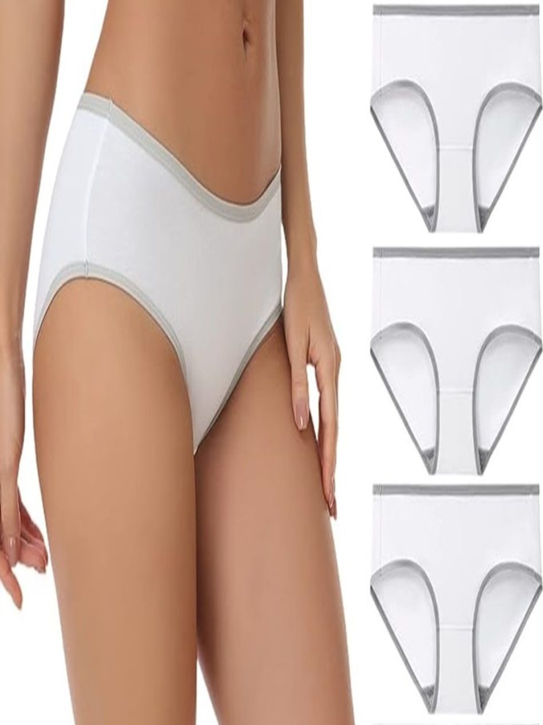 

Diving Deep Pack Of 3 Hipster Briefs 4_1Grey multi 3pck_3XL, White