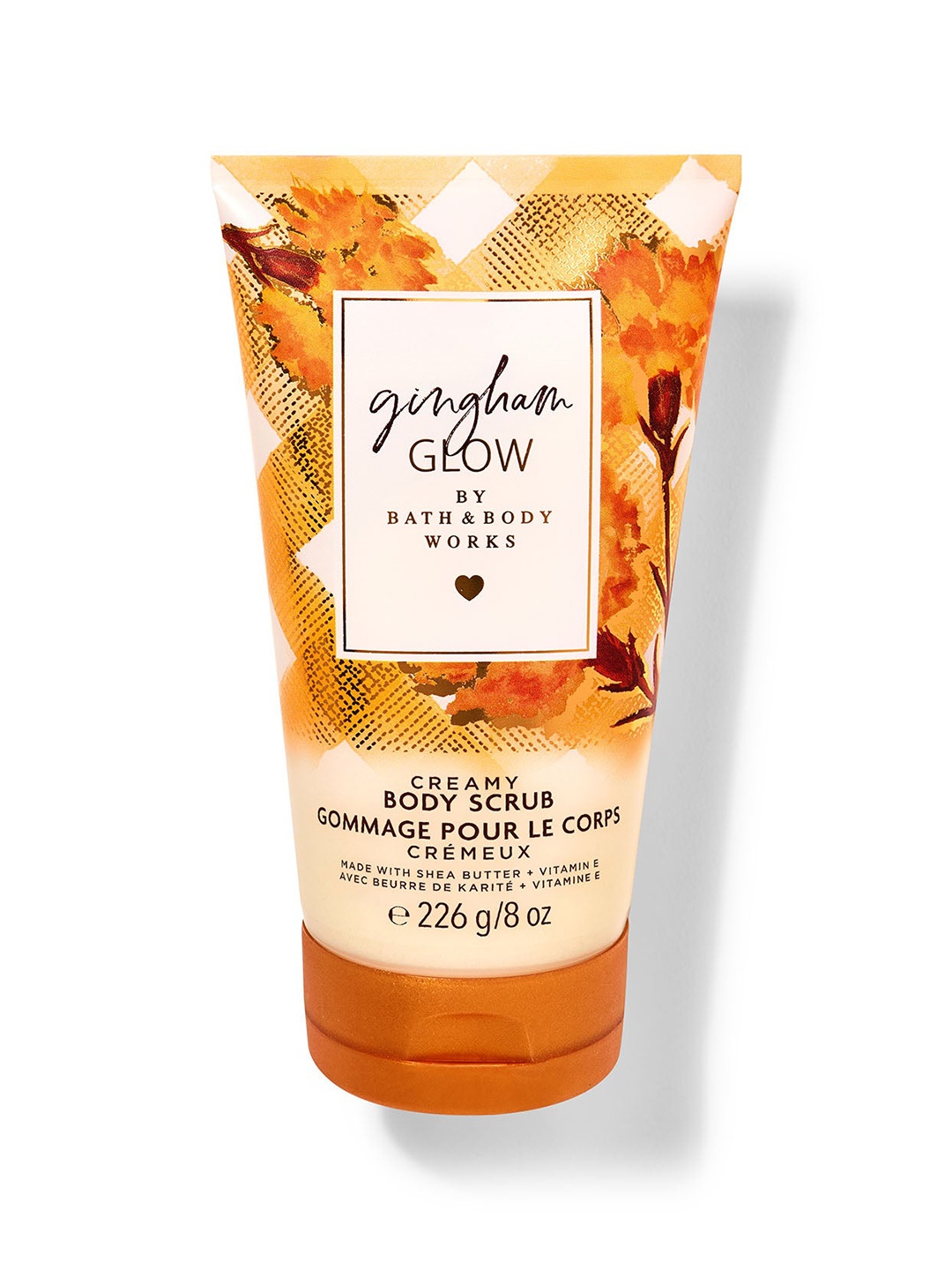 

Bath & Body Works Gingham Glow Creamy Body Scrub - 226g, Orange