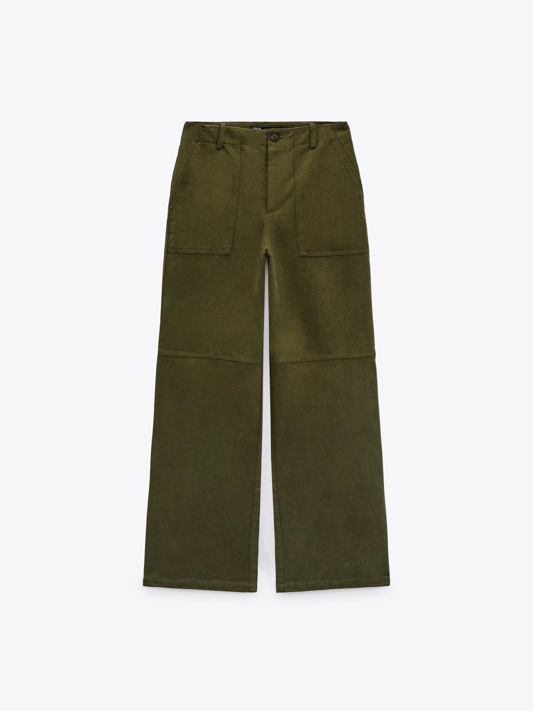 

ZARA Women Trousers, Khaki