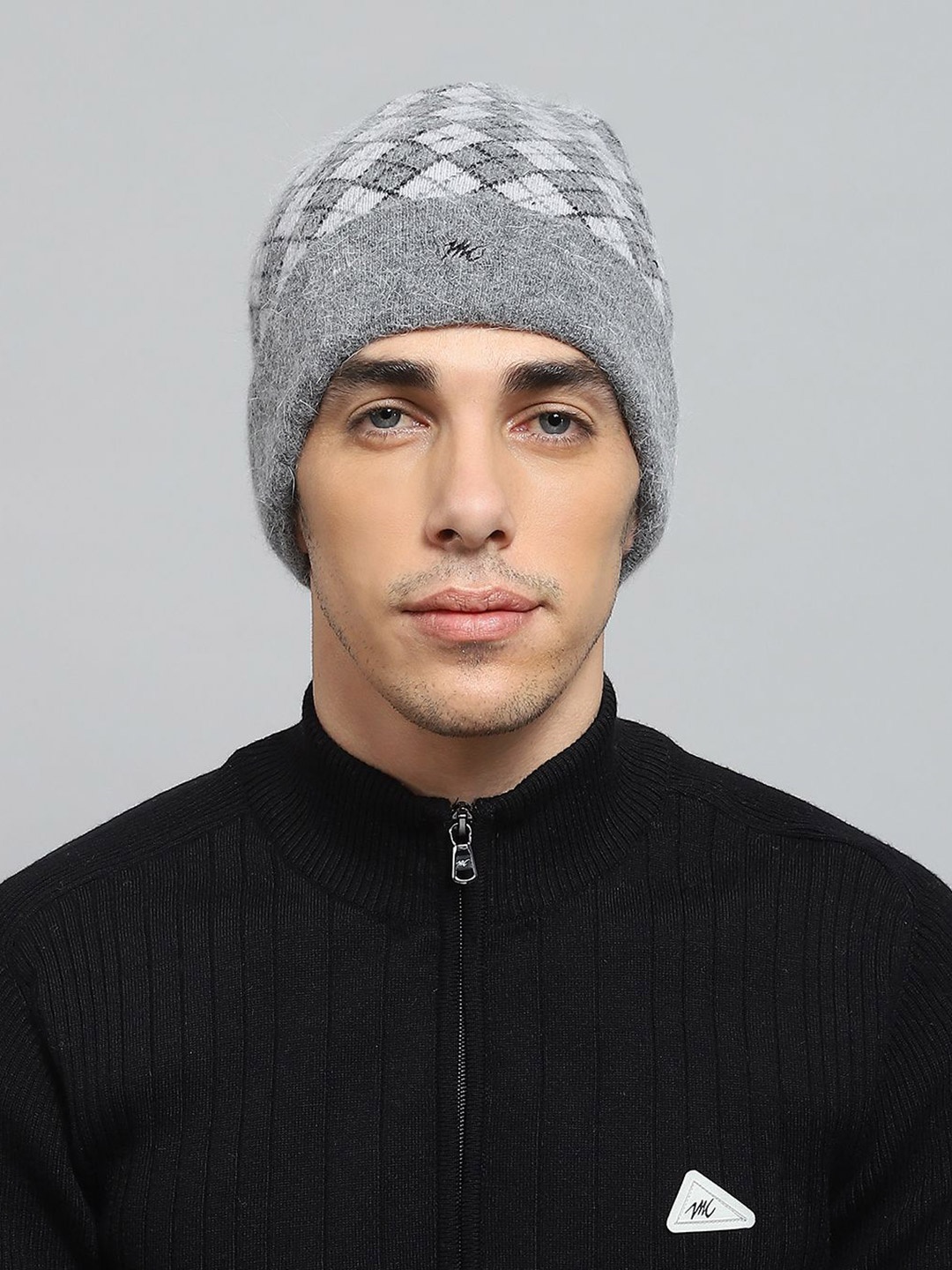 

Monte Carlo Men Woollen Beanie, Grey