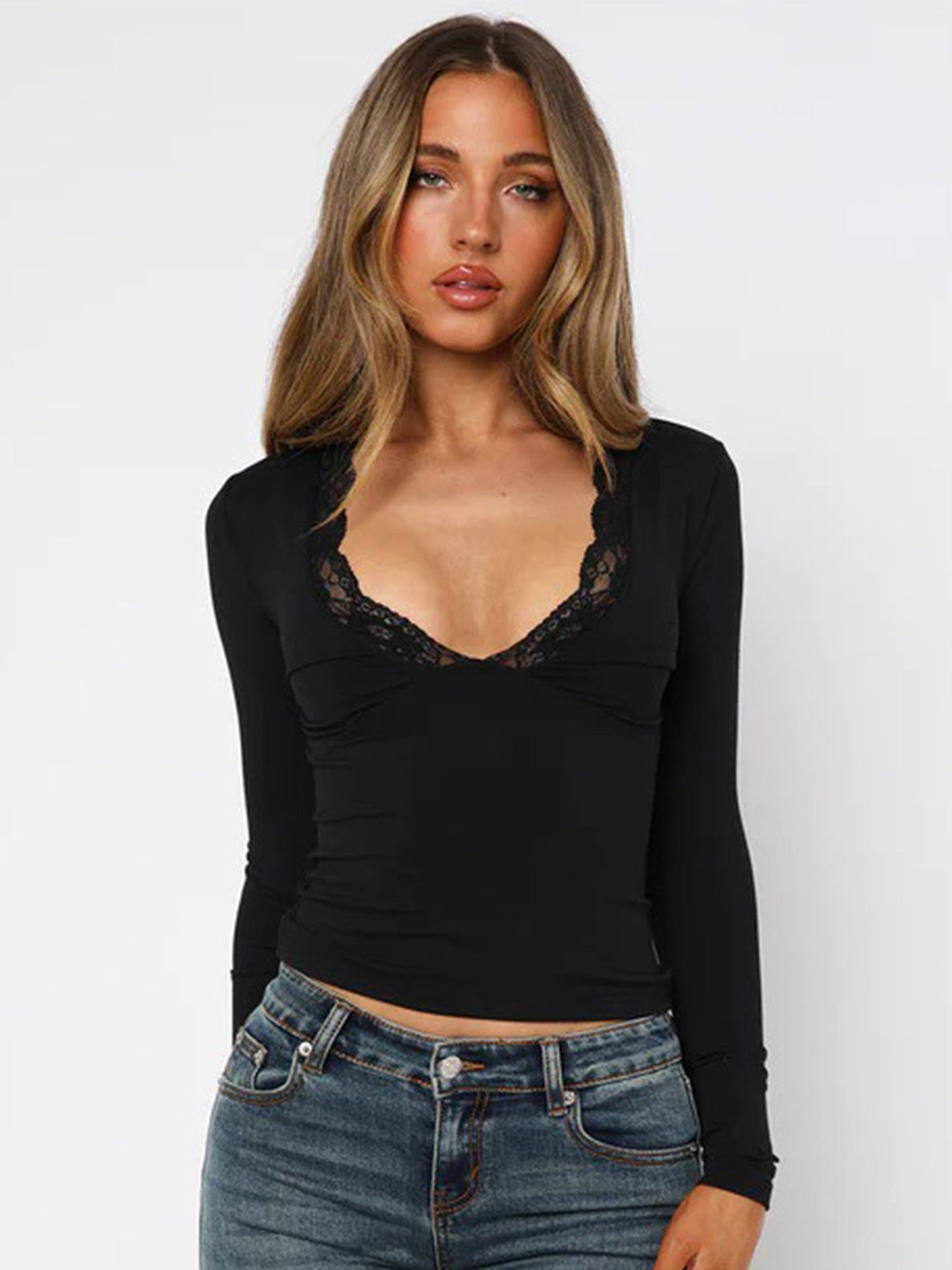

LULU & SKY Top, Black
