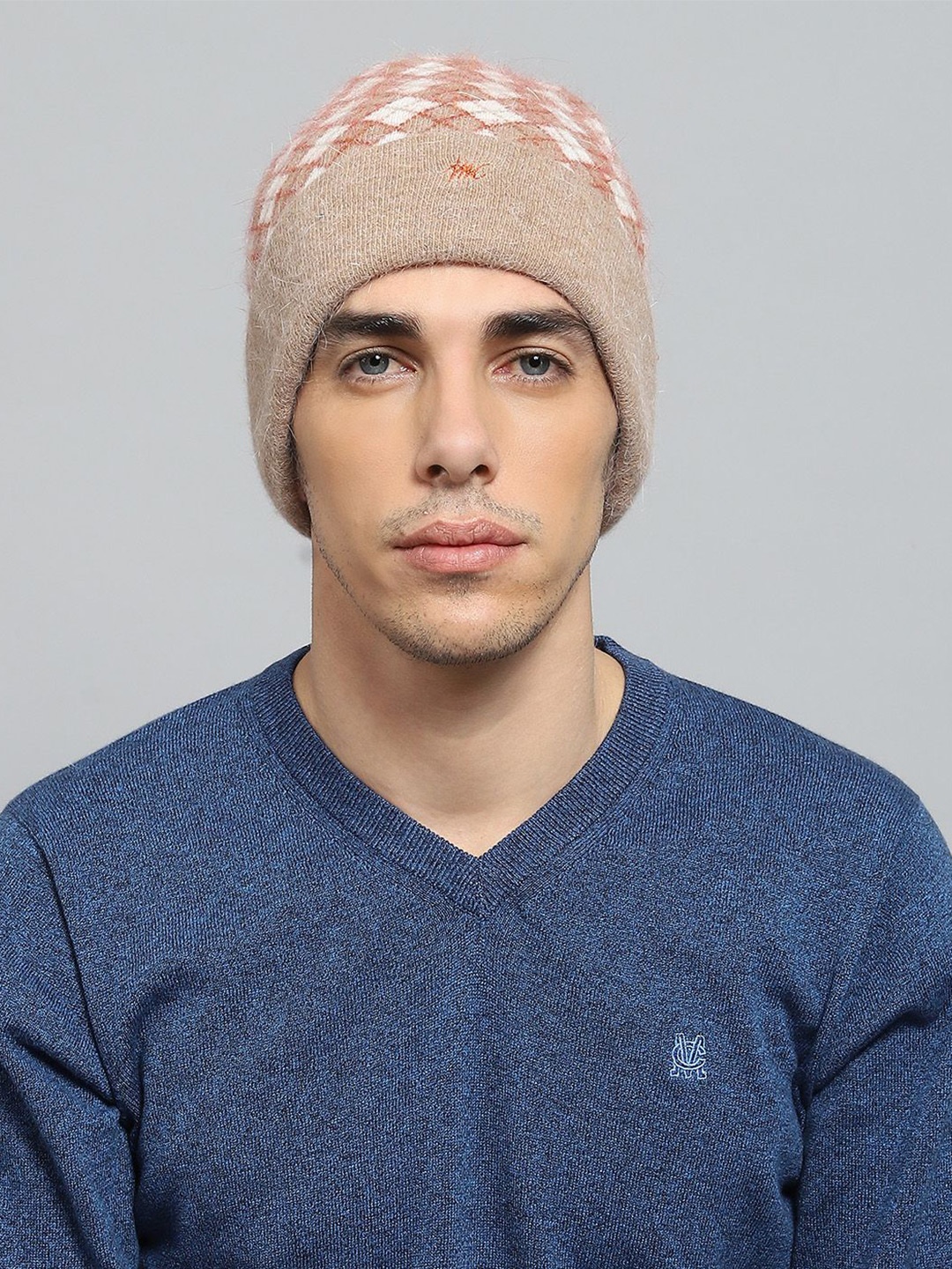

Monte Carlo Men Woollen Beanie, Khaki