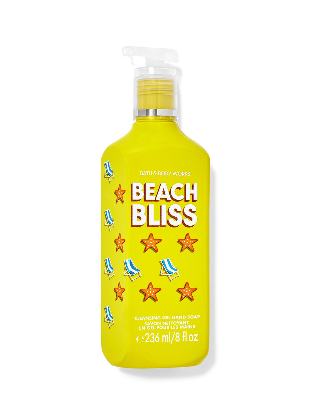 

Bath & Body Works Beach Bliss Cleansing Gel Hand Soap with Aloe & Shea - 236 ml, Yellow
