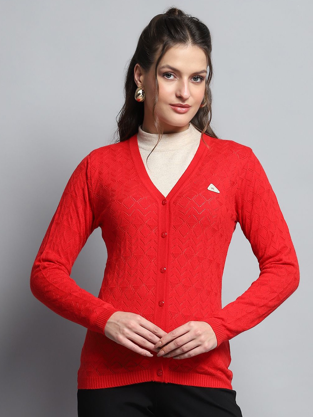 

Monte Carlo Women Woollen, Red