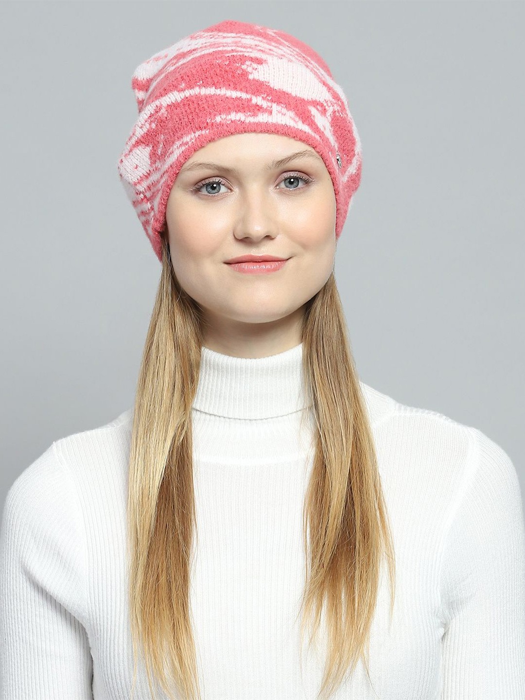

Monte Carlo Women Woollen Beanie, Pink