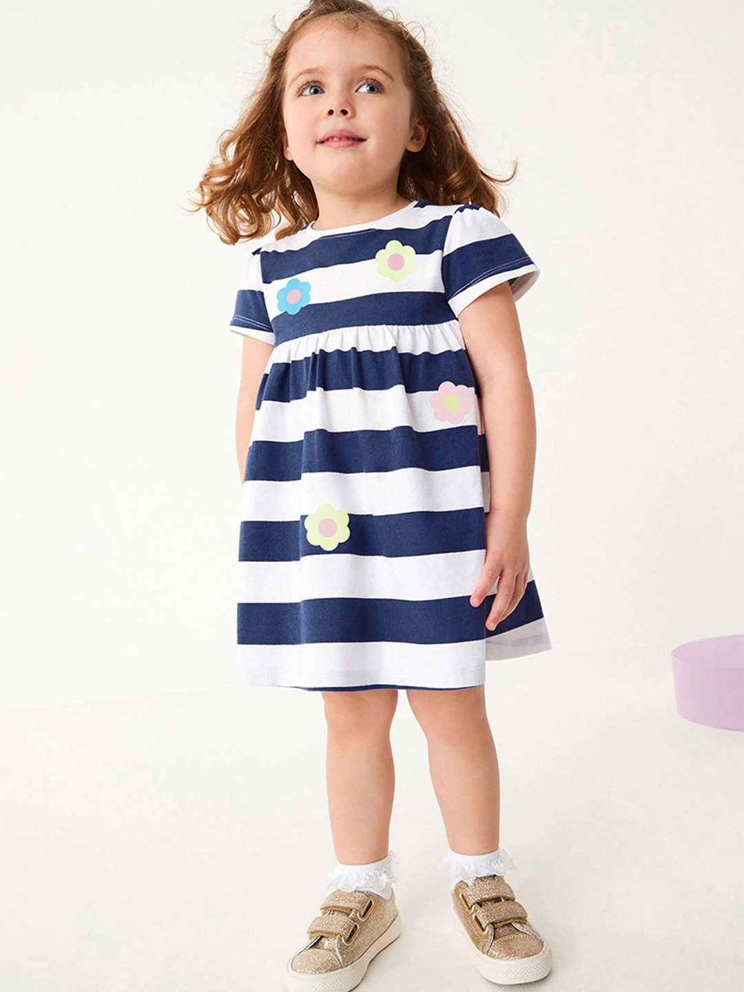 

LULU & SKY Organic Cotton Dress, Multi