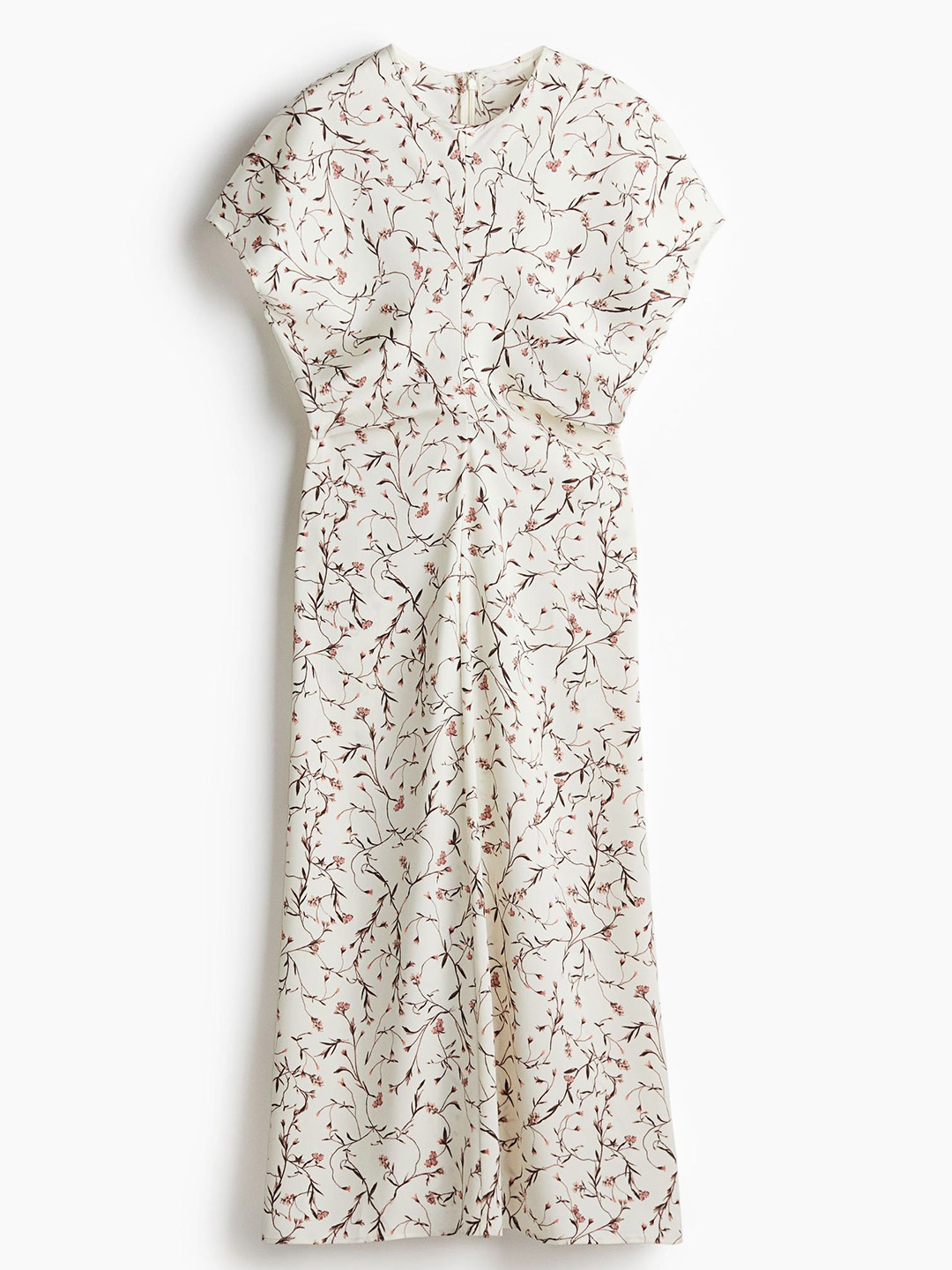 

H&M Women A-Line Printed Dress, White