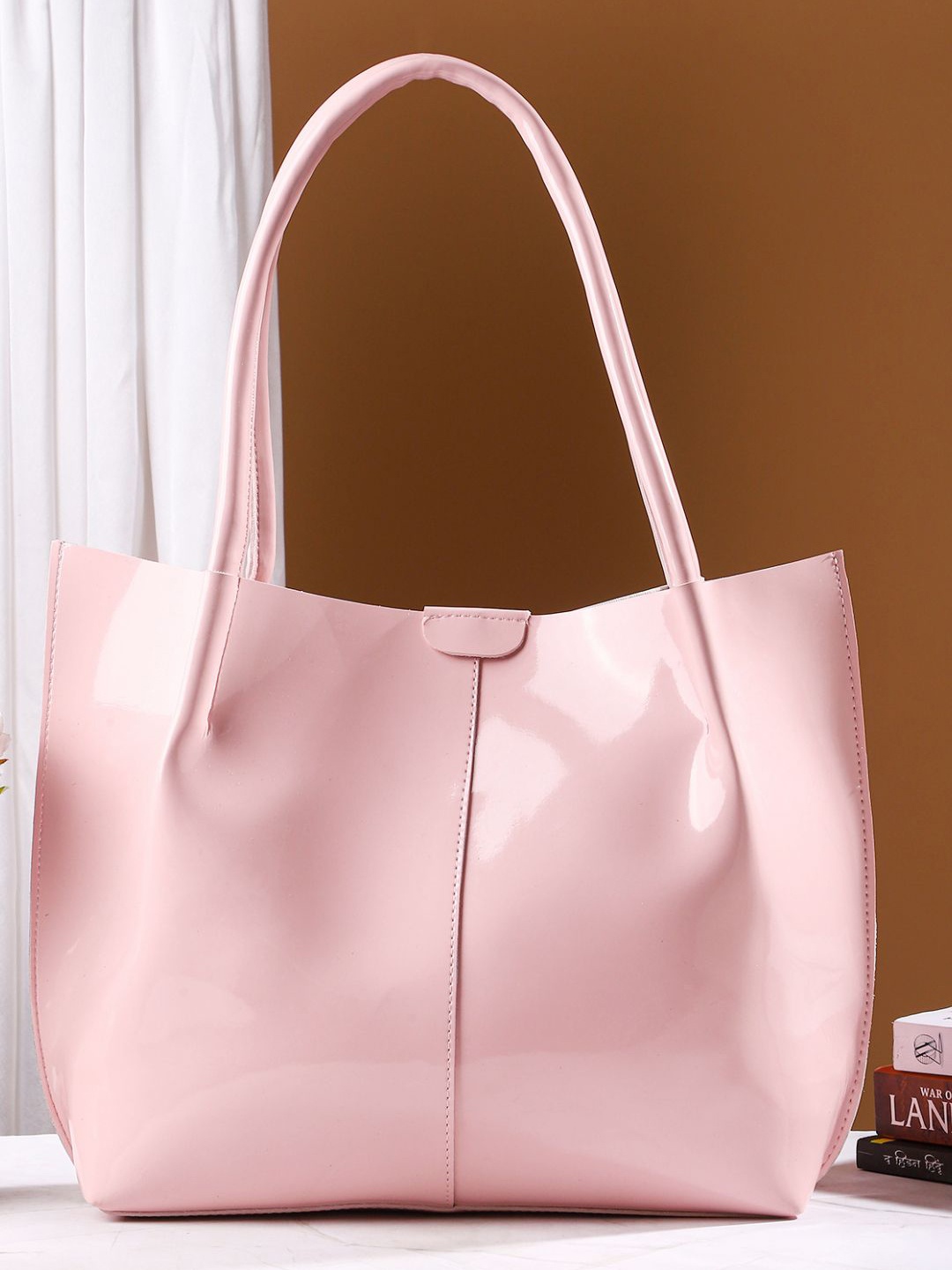 

CarryLux Women Solid Shopper Tote Bag, Pink