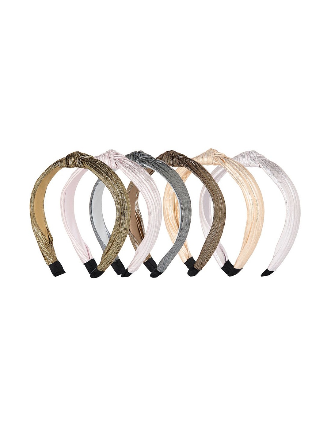 

Radhu & Kabby Women Set of 6 Hairband, Gold