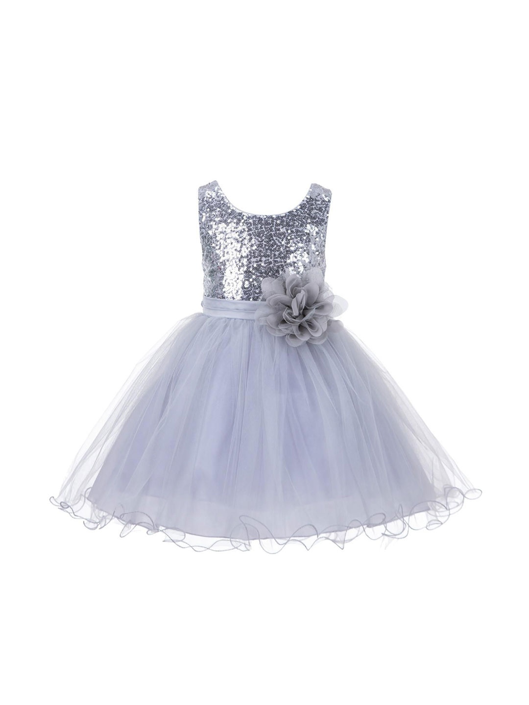 

Wow Princess Net A-Line Dress, Grey